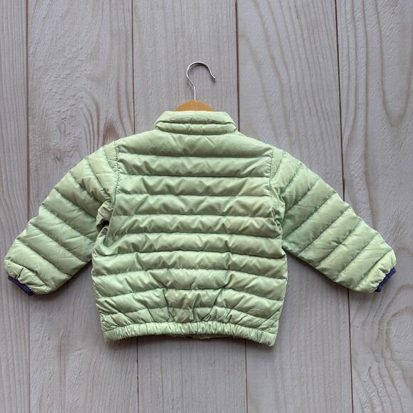 Patagonia Toddler Girls 2T Duck Down Sweater Puffer Insulation Jacket Mint - Picture 2 of 5